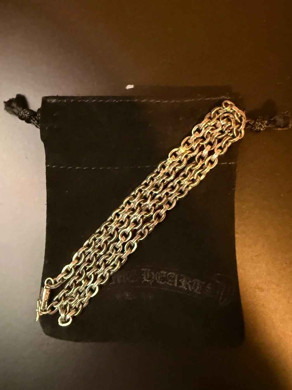Chrome Hearts Paper Chain Necklace 20in Brand New W/Receipt